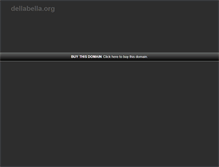 Tablet Screenshot of dellabella.org